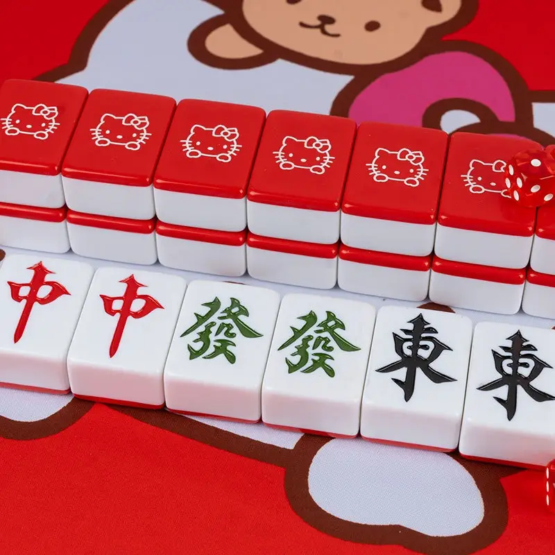 american mahjong set with hello kitty pattern banner 5