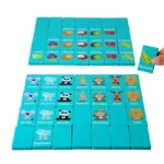 animal educational memory matching game banner 7