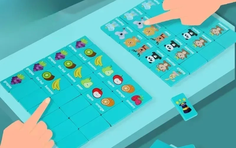 Animal Educational Memory Matching Game