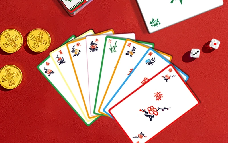 China-Chic Waterproof Travel Mahjong Cards