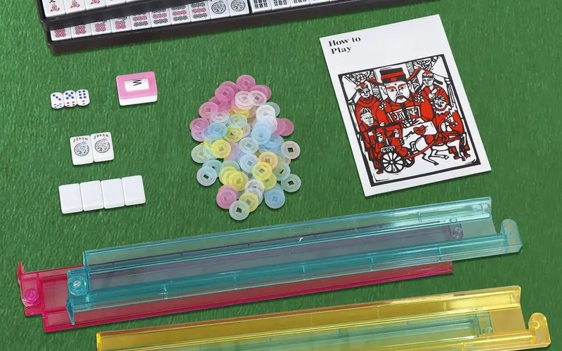 Portable Mahjong Set with Carrying Bag